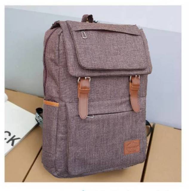 Tas Punggung Ransel Laptop Best Seller Backpack Kanvas tas ransel