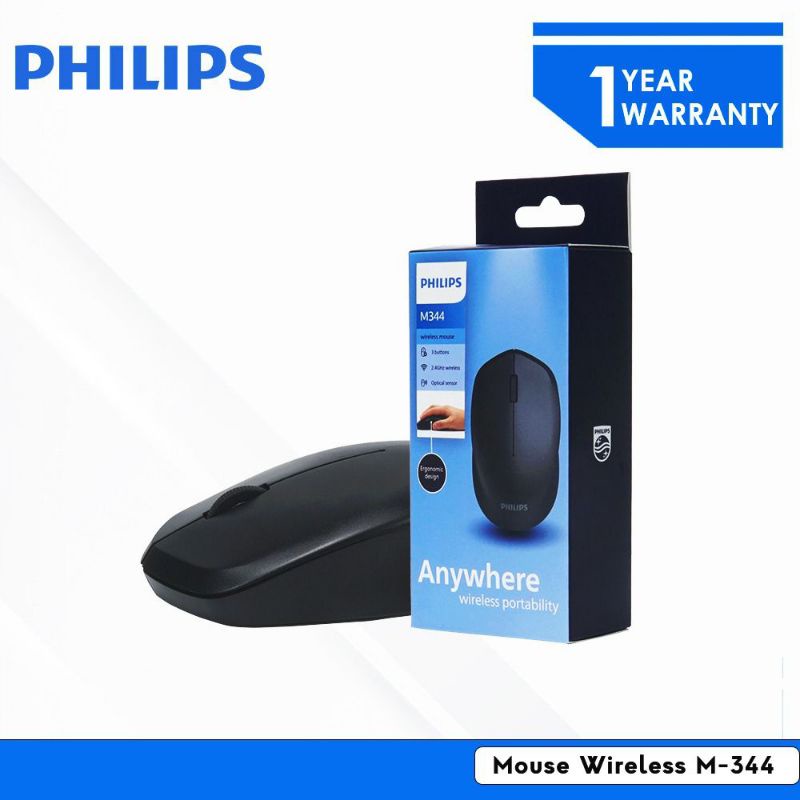 philips mouse wireless M-344 color