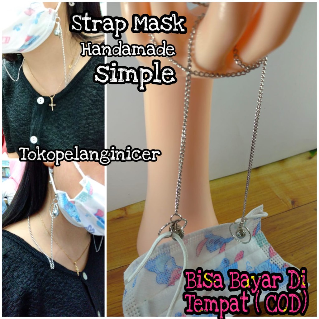 Strap Mask/Tali Kalung Masker/Mask Holder/Lanyard Mask Kekinian By Tokopelanginicer