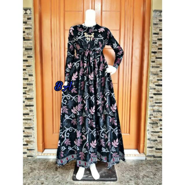 Grosir Gamis Batik Terbaru KQ7X5pFqmQEG6