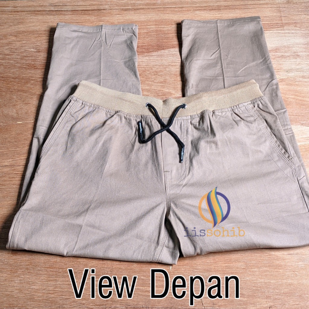 Celana Chino Panjang Pria Jumbo Big Size Bahan Melar Elastic Original Reguler Fit Distro Premium HAZEER