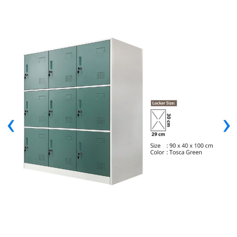 KRISBOW Locker 9 Pintu/Loker/Lemari Kecil/Locker Karyawan Original