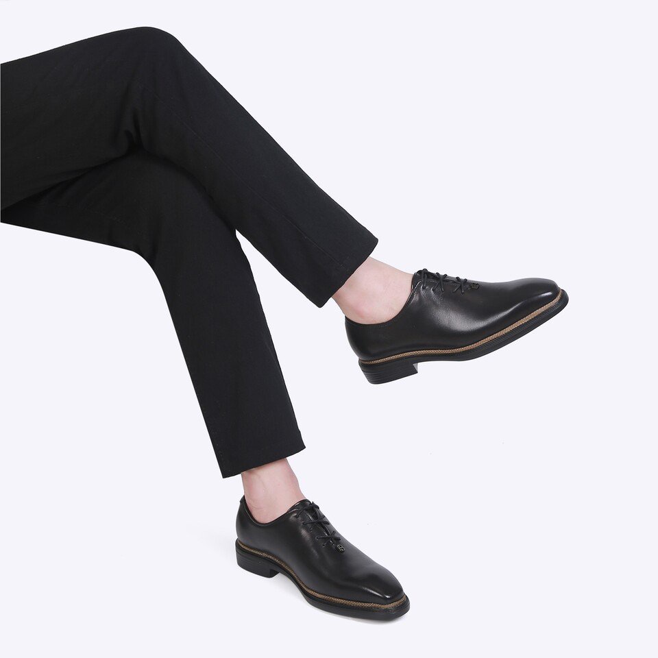 EM71 SEPATU PANTOFEL EVERBEST PRIA ORIGINAL FORMAL KULIT ASLI HITAM