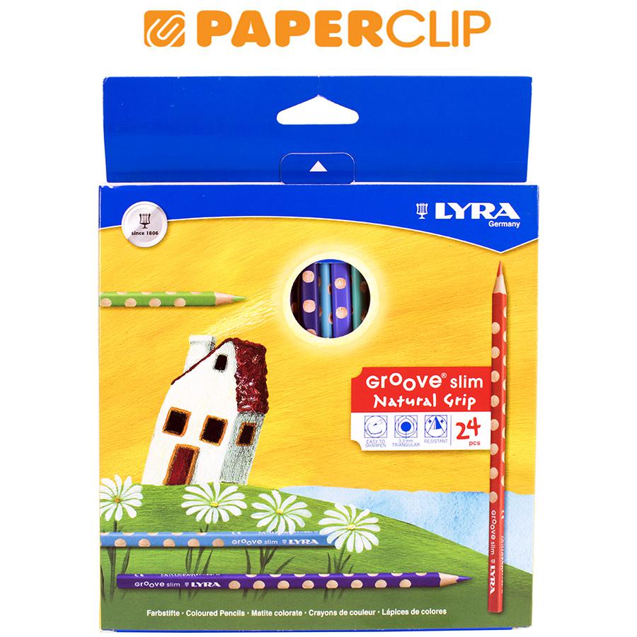 

PENSIL WARNA LYRA SET 2821240 24COLOR GROOVE SLIM