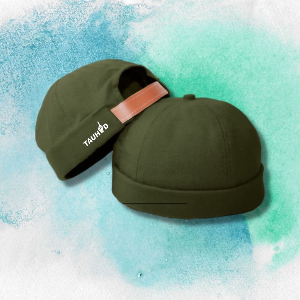 FED Miki Hat Ana Muslim Kotak Peci Mikihat Tauhid Topi Brimless Premium