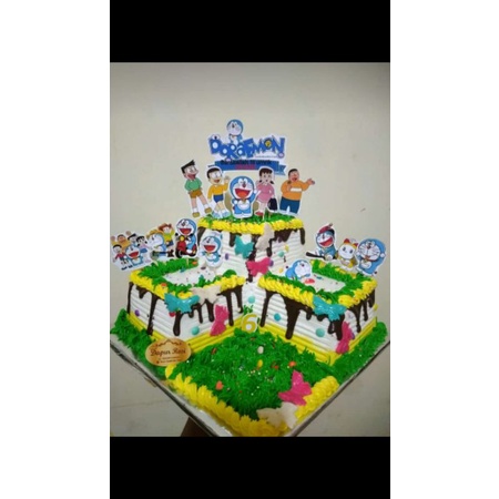 

kue ulang tahun anak karakter Doraemon..