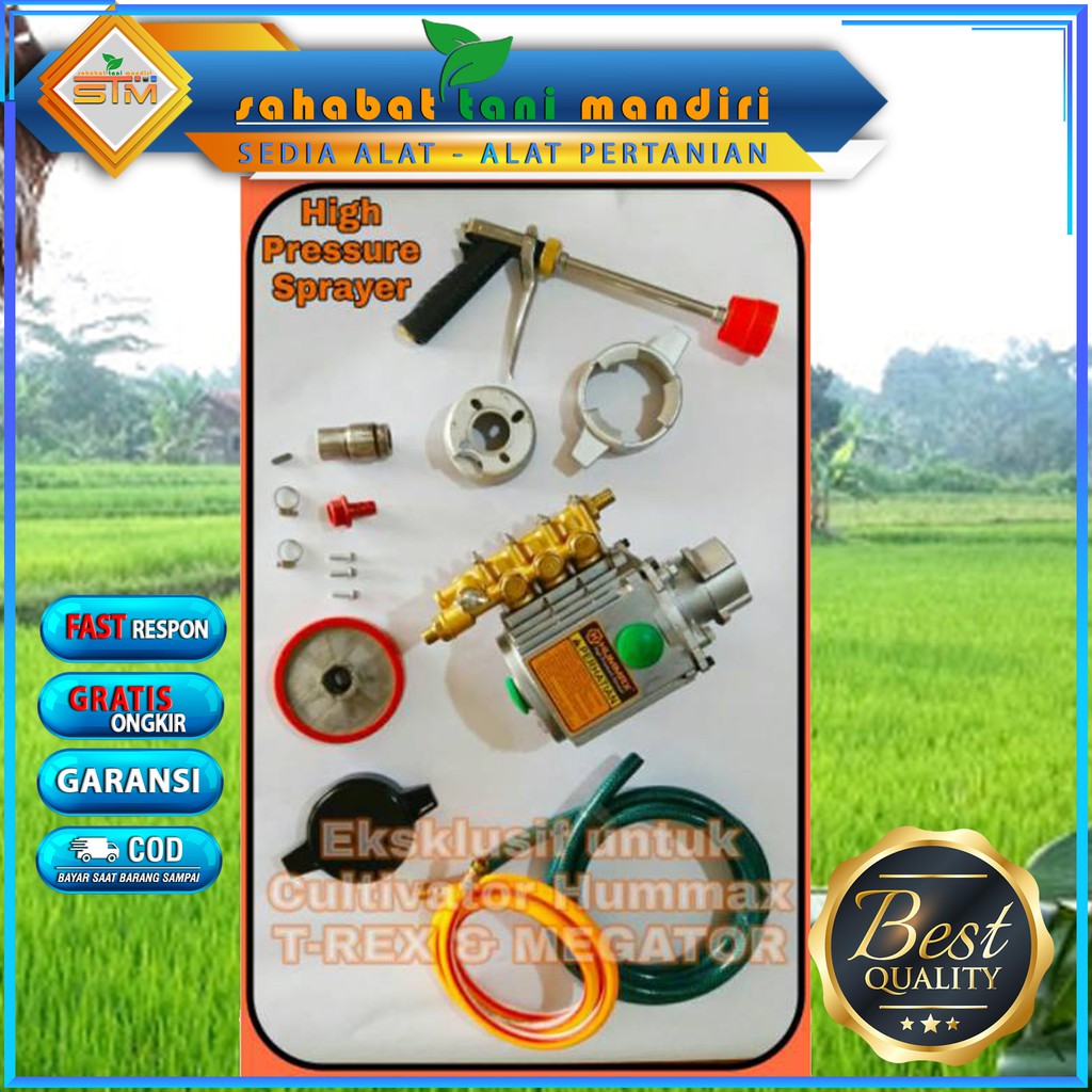 Sperpart High Pressure Sprayer untuk cultivator Hummax
