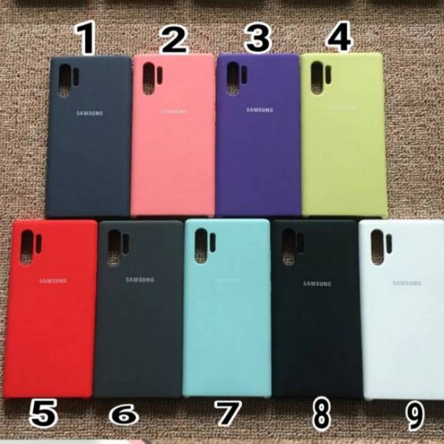 Silicone Silikon Cover Samsung galaxy note 10 / Note 10 Plus Original