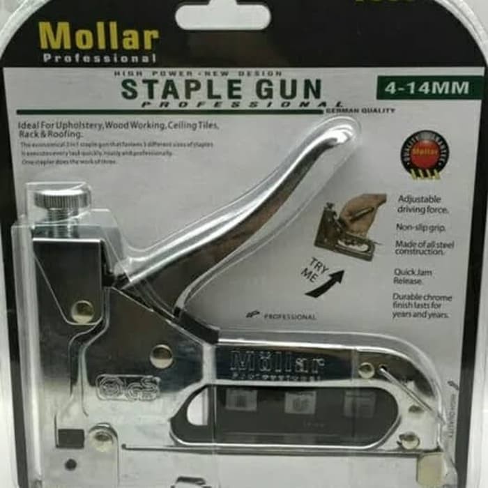 

Staples Gun Tacker Mollar 3 in 1 / Staple Jok Tembak Hekter 3 Way