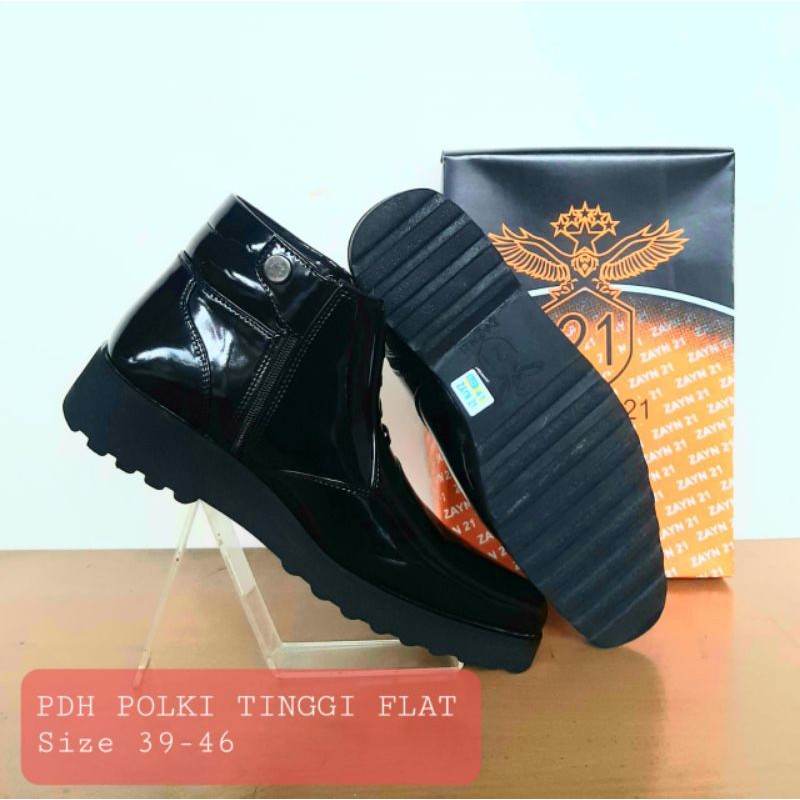 Sepatu pdh tni/polri/satpam