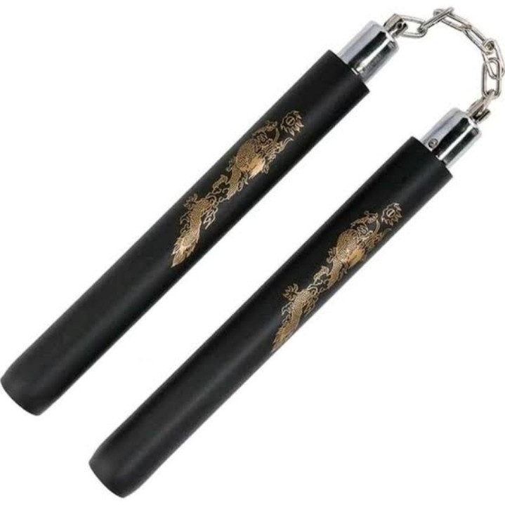 BISA COD! Double Stick Ruyung Busa Naga Nunchaku Caku Alat Beladiri