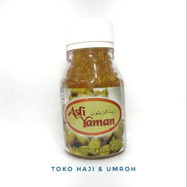 Zaitun Extra Virgin Asli Yaman 200 kapsul