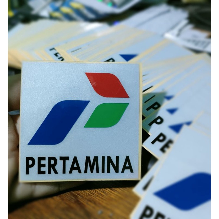 Sticker logo Pertamina stiker cutting