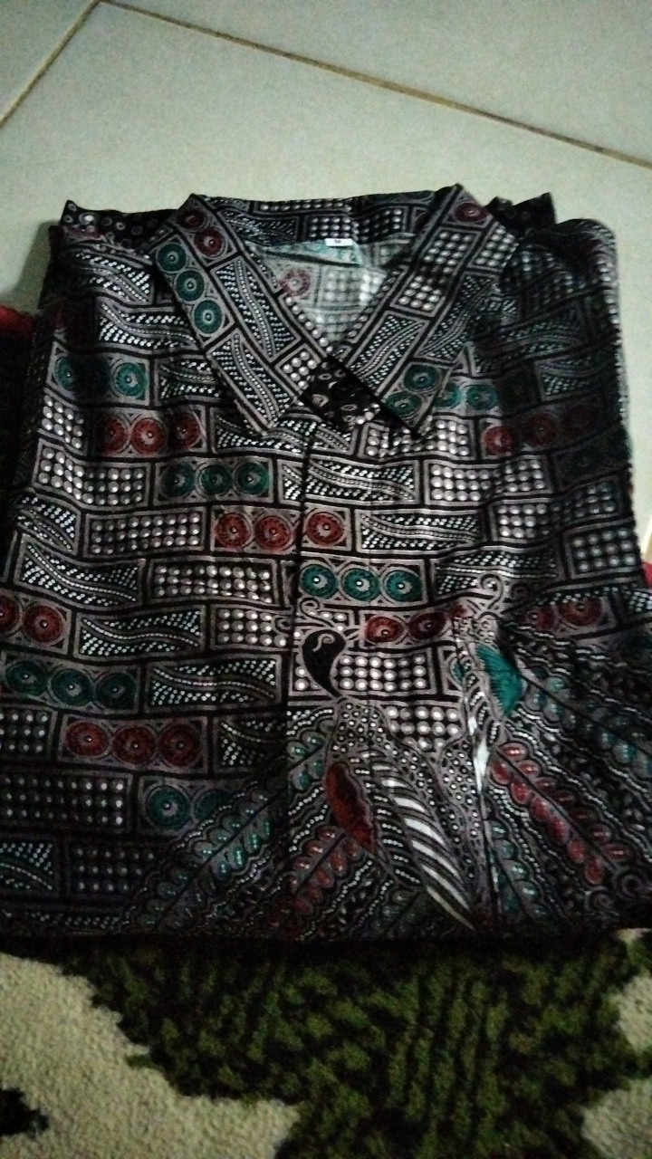 Hem Kemeja Batik Lengan Panjang Anak Cowok Seragam Sekolah Baju Batik Anak Cowok Batik Anak Lakilaki