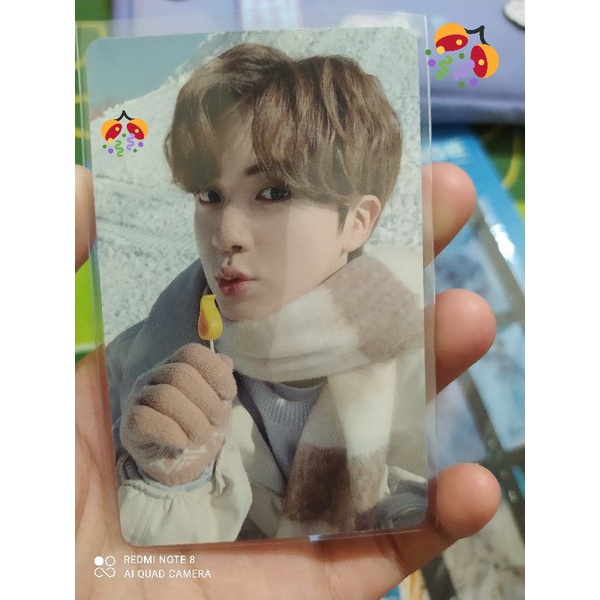 Photocard Seokjin Winter Package BTS 2021