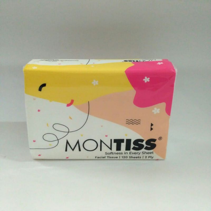 Montiss Facial Tissue / Tisu Wajah 120 sheets / 2 ply-2