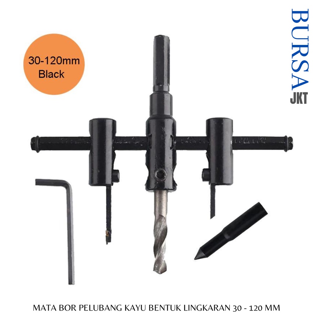 MATA BOR PELUBANG KAYU DRYWALL BENTUK LINGKARAN 30 - 120/200/300 MM