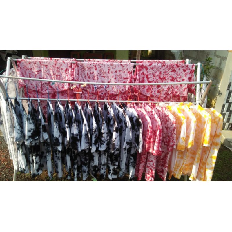 KAOS Tie dye katun COMBED 24S