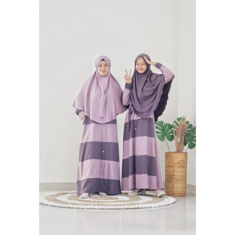 Rainbow dress by @elhurriyah bisa COD