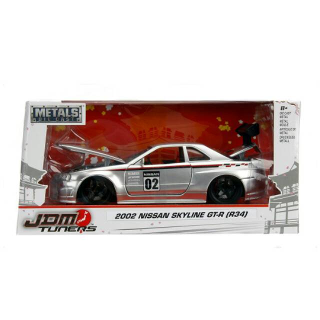 Jada JDM Tuners 2002 Nissan Skyline GT-R (R34)