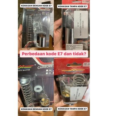 Moto Master Skep Karburator Carburator PE Uk 24 26 28 30 Skep Karbu Original リ