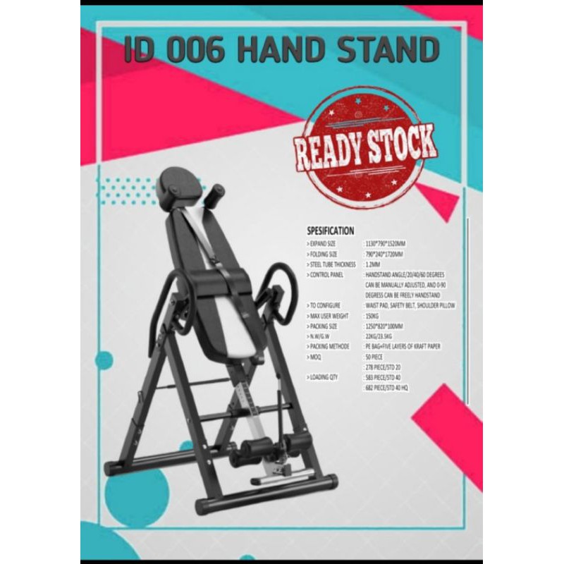 INVERSION TABLE / ID 006 HAND STAND / PENINGGI BADAN