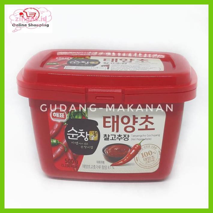 

4R6Ey46- Sajo Gochujang / Sambal Pasta Korea / Hot Pepper Paste 500Gr - Pack Standard R7Eye59-