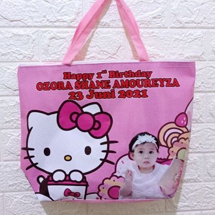 

Tas Ultah Foto Tenteng Perahu Resleting custom design