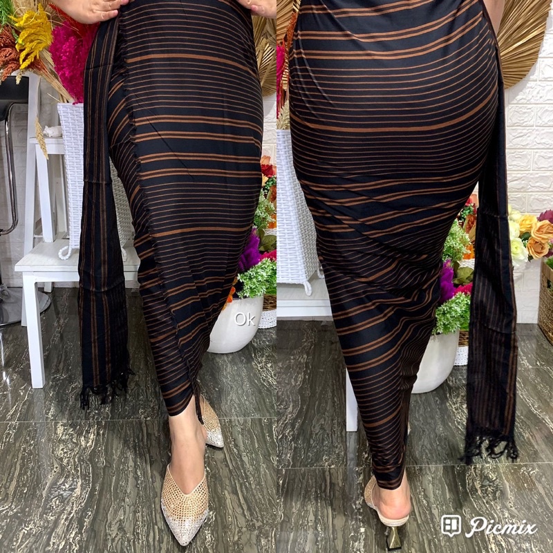 Kamen katun lembaran set selendang