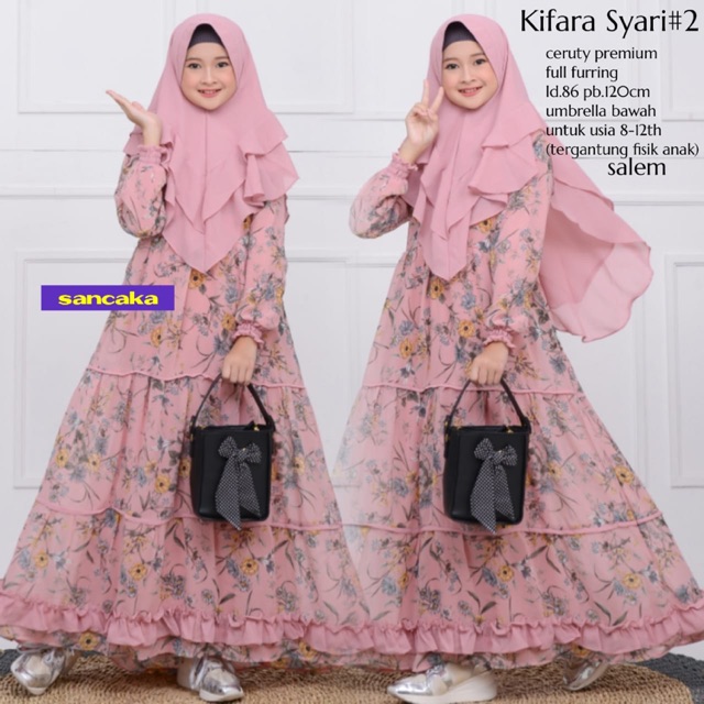 Gamis anak sancaka kifara syari 2 100520