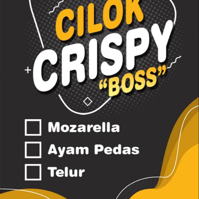 

CILOK CRISPY/CILOK GORENG/CILOK ISI/CILOK ISI GORENG/CILOK GORENG CRISPY