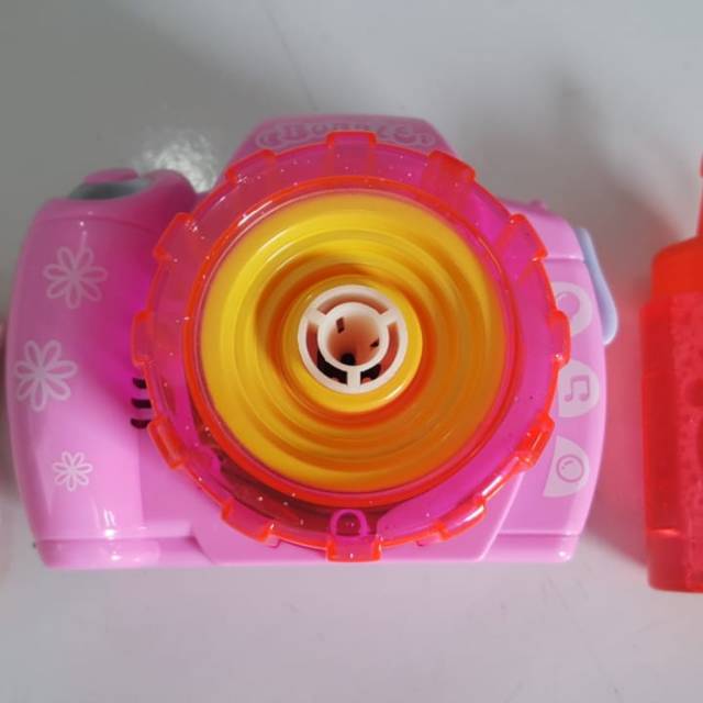 Mainan kamera bubble PINK
