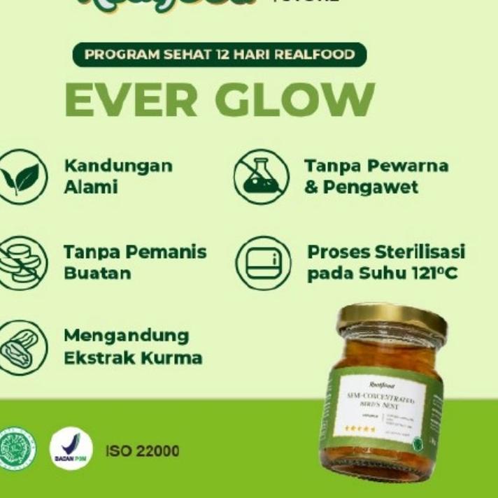 

BISA ✨COD✨ REALFOOD EVER GLOW 1 JAR 