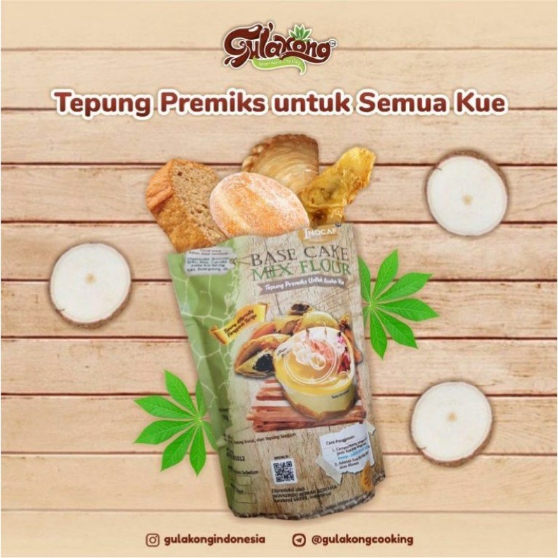 Tepung inocaf base cake mix gulakong 350gr