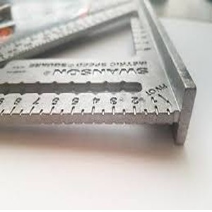 Penggaris segitiga aluminium alloy speed square 7 inch woodworking