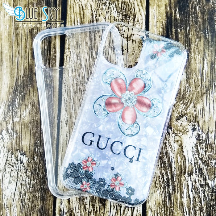 CASING SOFTCASE HARDCASE ANTICRACK BENING MOTIF GUCCI IPHONE 11