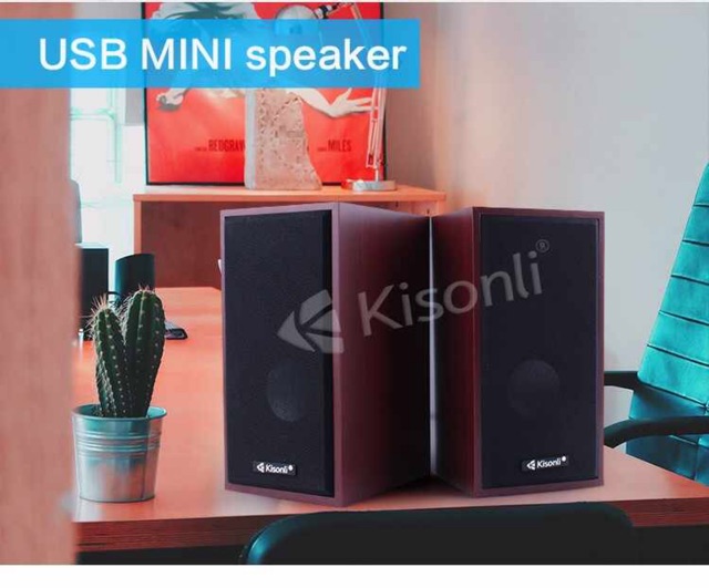 SPEAKER MULTIMEDIA KISONLI T003 (kayu)