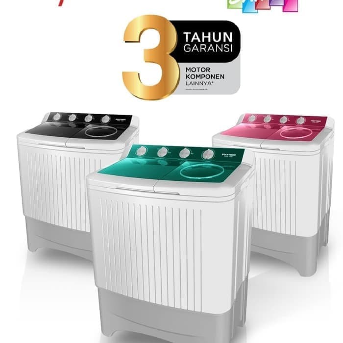 Polytron PWM 8358 Mesin Cuci Twin Tube 8 KG Manual