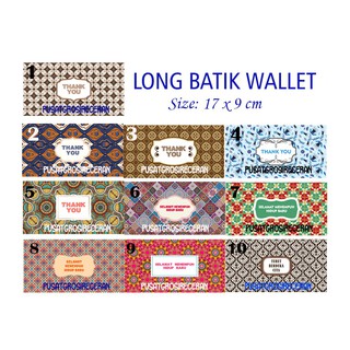 Dompet Batik  Panjang  Souvenir Aneka Acara Pernikahan 