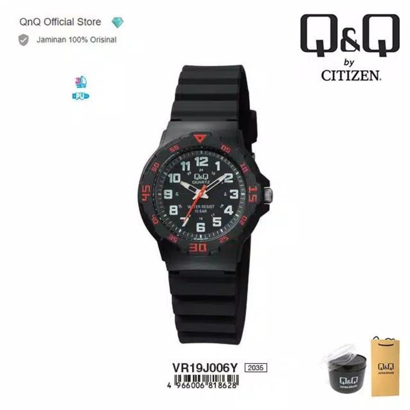 Jam Tangan Wanita Q&amp;Q QnQ QQ VR 19 VR19 VR19J Original Water Resist