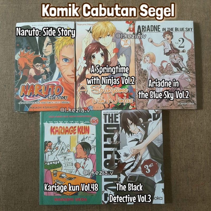 [Segel] Komik Cabutan Original Naruto Side Story, A Springtime with Ninjas Vol 2, Ariadne in the Blu