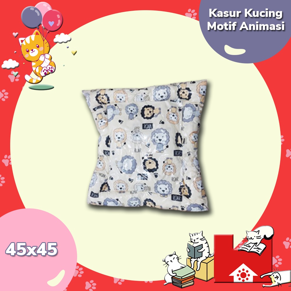 Kasur Kucing &amp; Anjing Motif Animasi 45x45