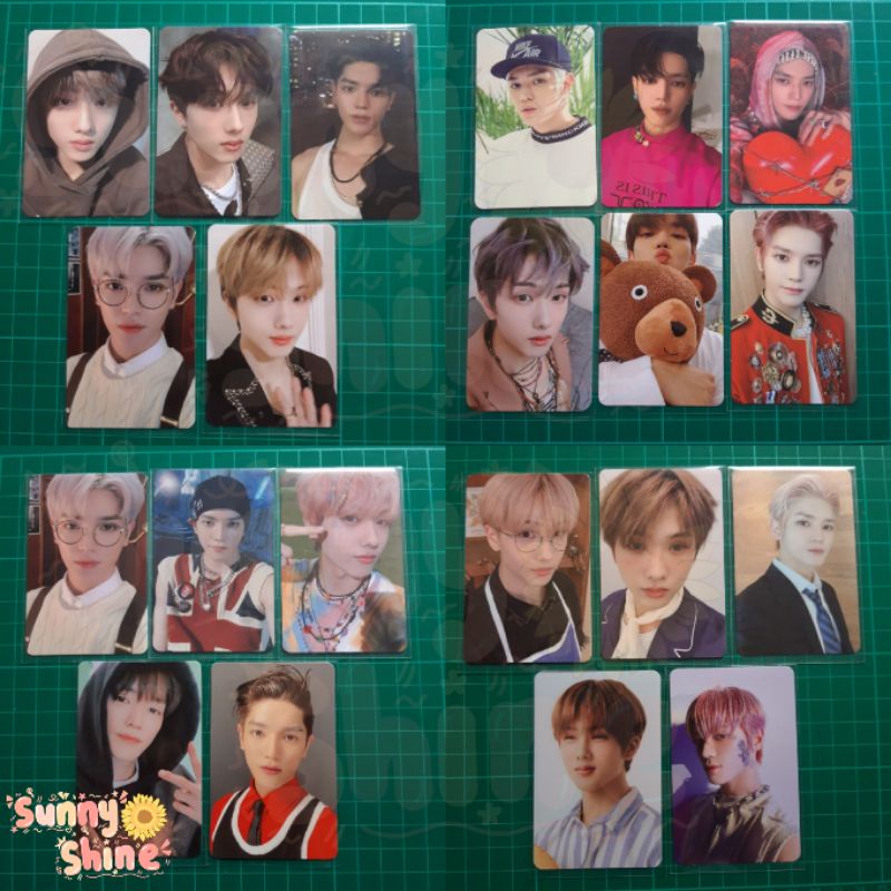 (BUNDLE) PHOTOCARD TAEYONG JISUNG NCT ACEKIT KIHNO POETIC