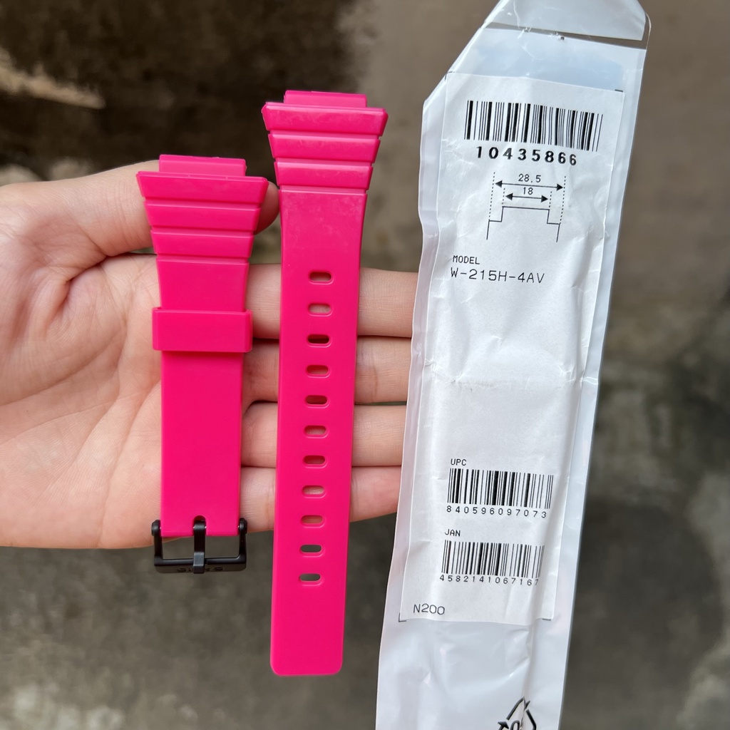 Strap tali jam tangan casio W-215H 4A original band W 215H