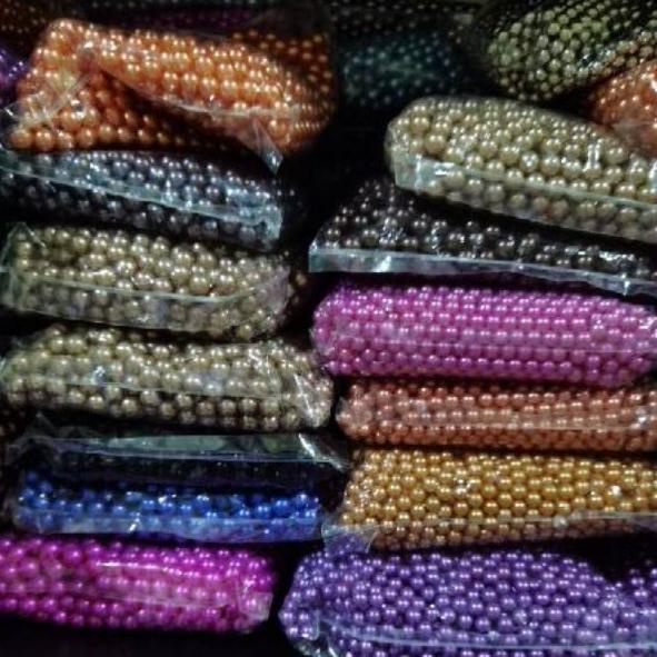 

Harga Khusus! MUTIARA TEMBAK WARNA 8 dan 6 MM KUALITAS AA ECERAN 50 GRAM ( BAGIAN 1 )