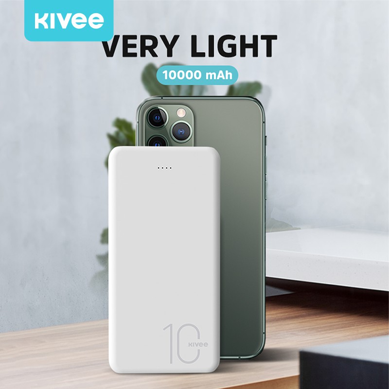 Kivee powerbank 20000mAh original Fast Charging 37W powerbank min iphone  Samsung Oppo10000mAh