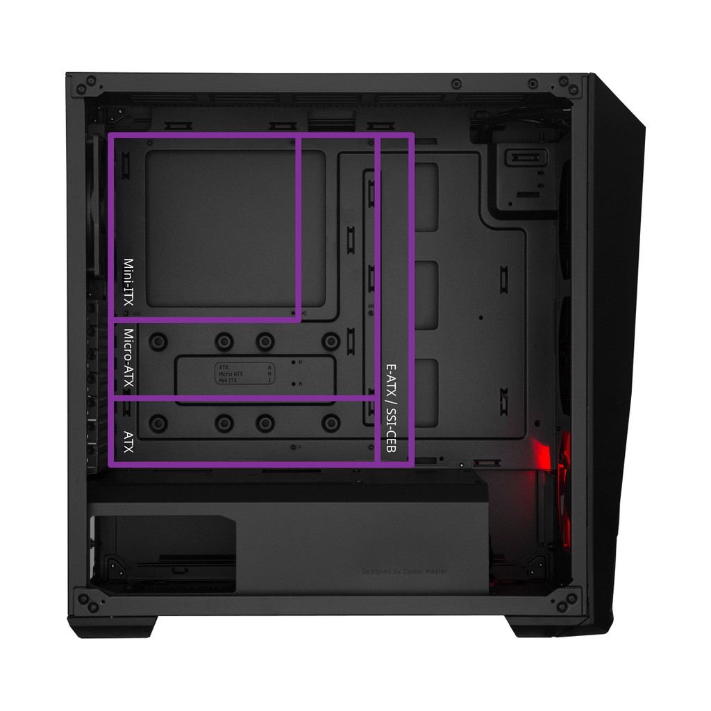 COOLERMASTER MASTERBOX K501L RGB E-ATX GAMING CASE CASING KOMPUTER CHS