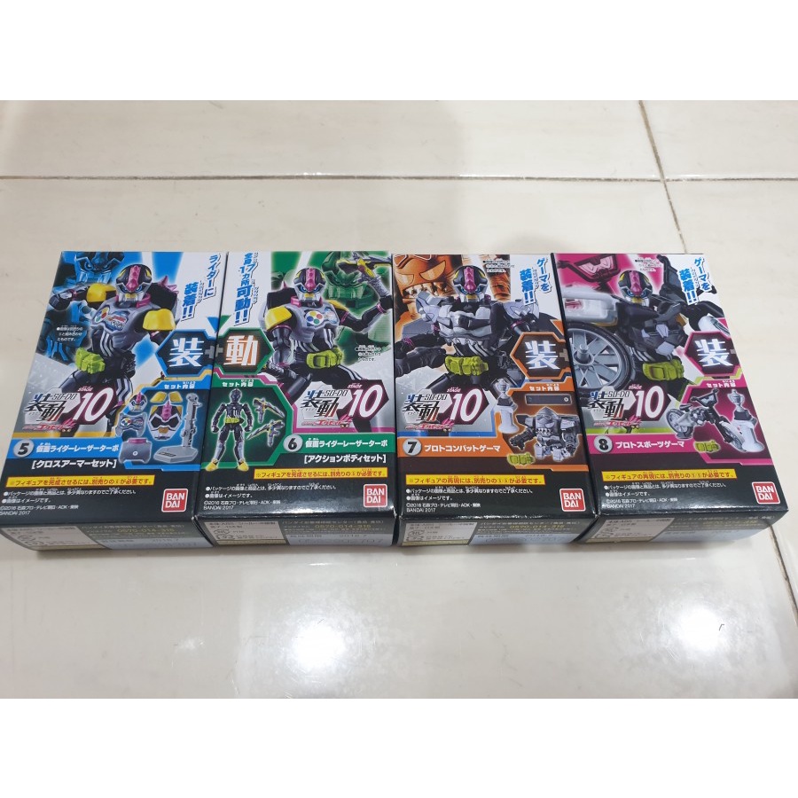 1 SET SHODO SODO STAGE 10 KAMEN RIDER LAZER TURBO ORI MURAH BANDAI