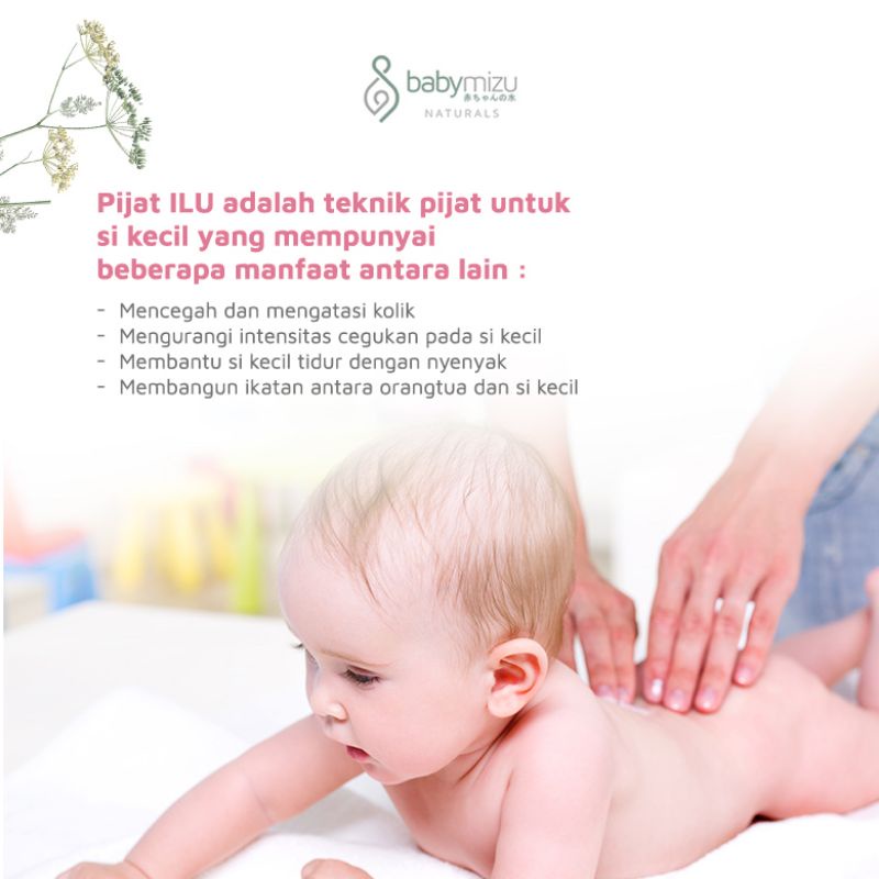 BABYMIZU Gentle Baby - Message Oil Anti Colic (Minyak Pijat Bayi Anti Colic) 100 ml