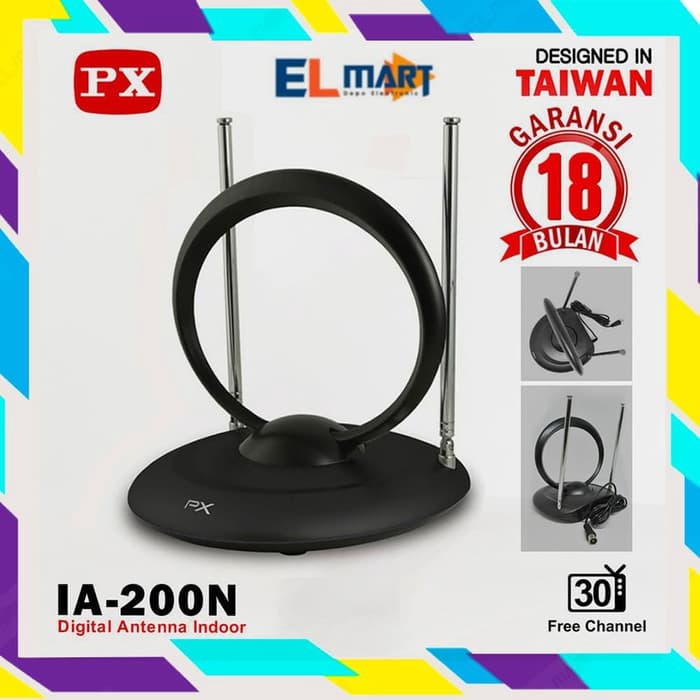 PX Indoor antena TV digital analog IA 200N - IA 200 N